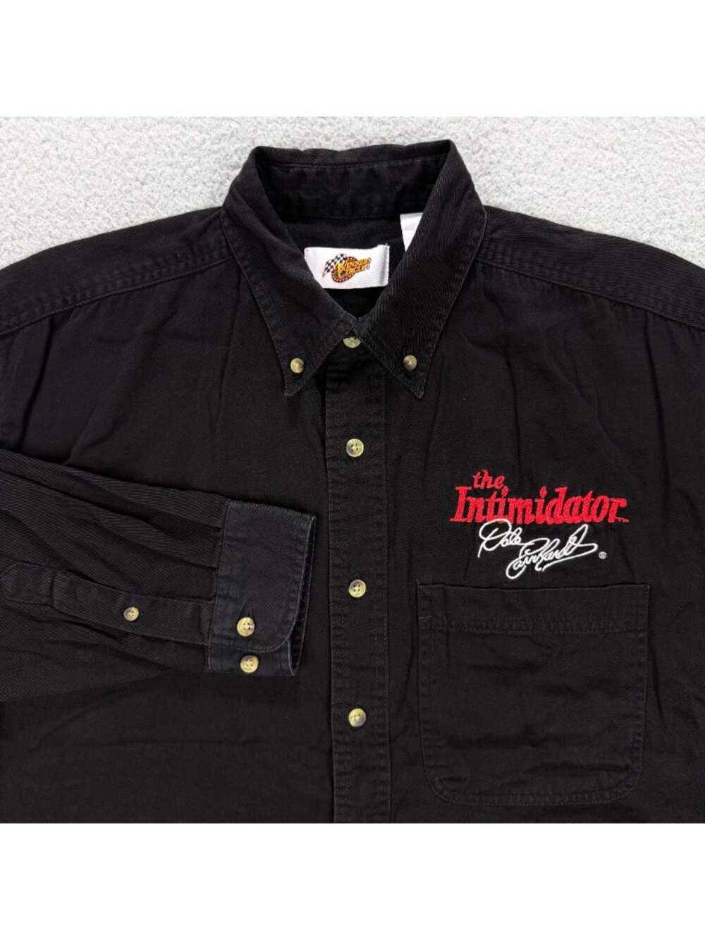 Dale Earnhardt Shirt Medium M The Intimidator #3 Winners Circle Button Up Nascar